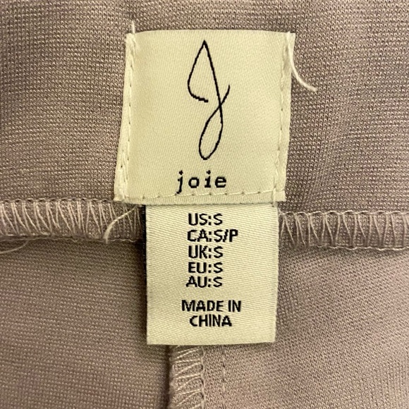 Joie Women's Pull On Pants Straight Leg Gray Stretch Pockets Size S - NWT - Picture 10 of 13